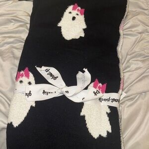 NWT Viral Halloween Pink Coquette Ghost Reversible Blanket Throw